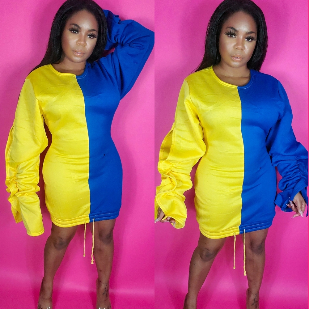 "Kensington" Sweatshirt mini dress S-XL